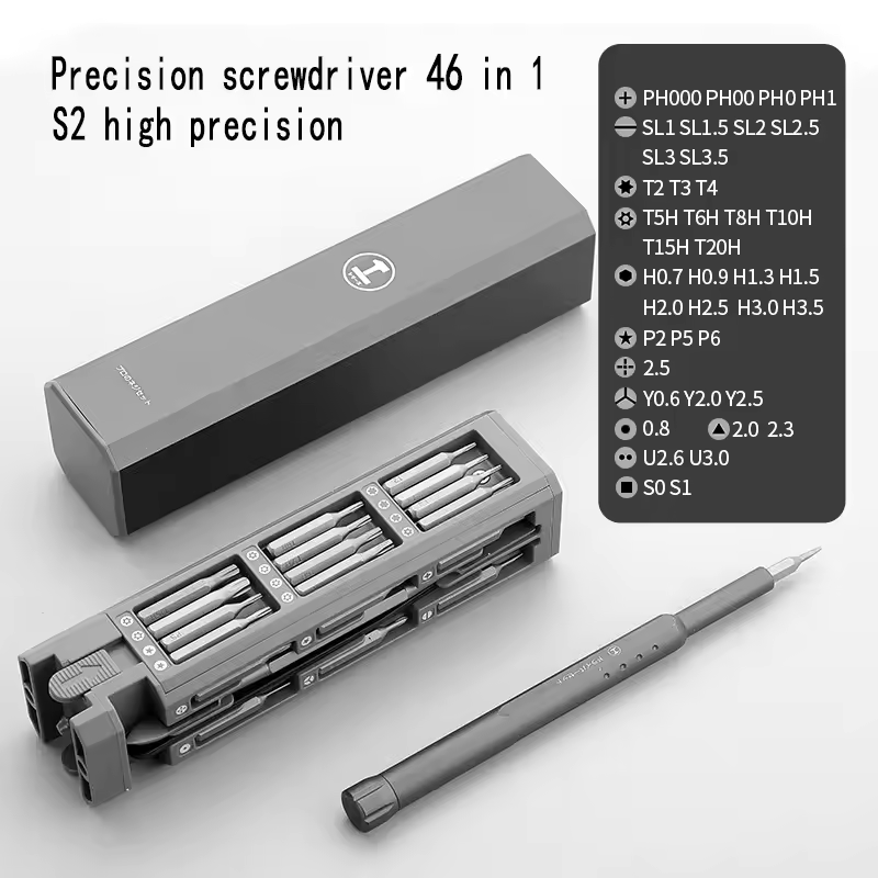 46-in-1 Precision Screwdriver Set ~ The Ultimate Toolkit for Electronics & DIY Repairs