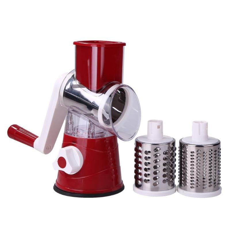 Versatile Cheese Grater ~ Effortless slicing, shredding, and grating in seconds