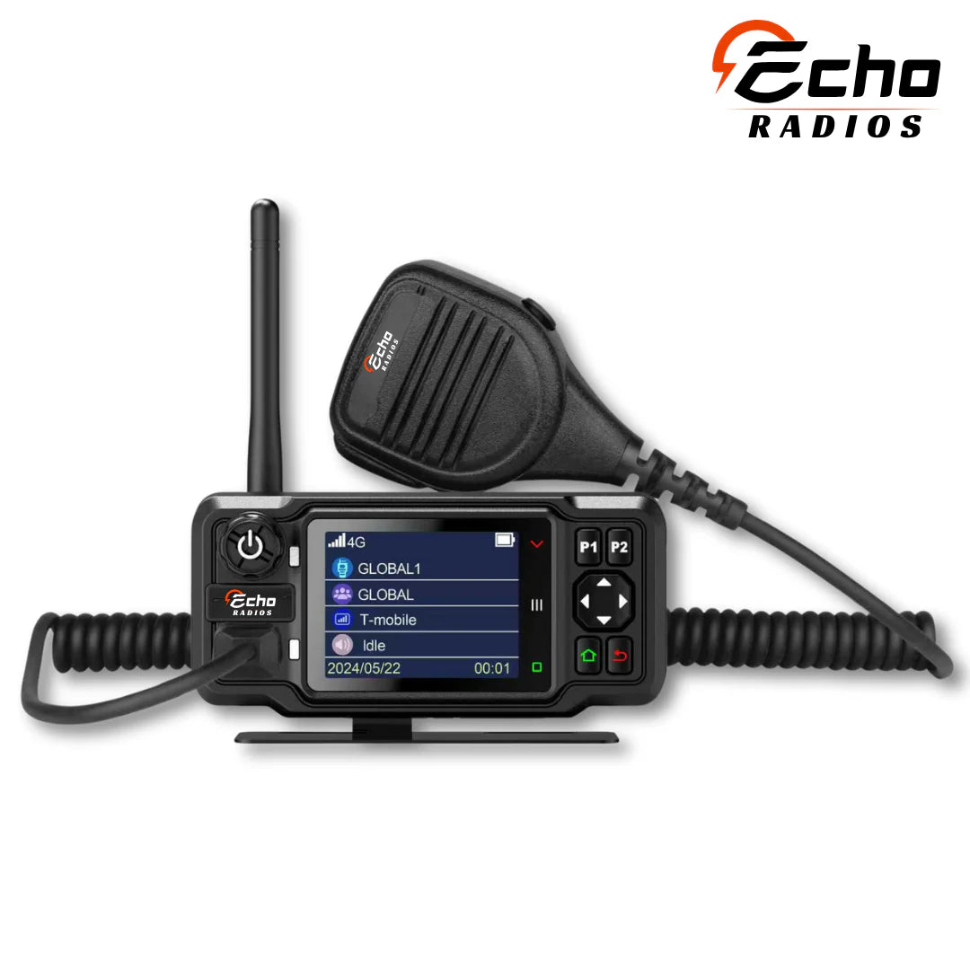 Echo Radios PTT Walkie-Talkie ~ Global coverage available at no extra cost.