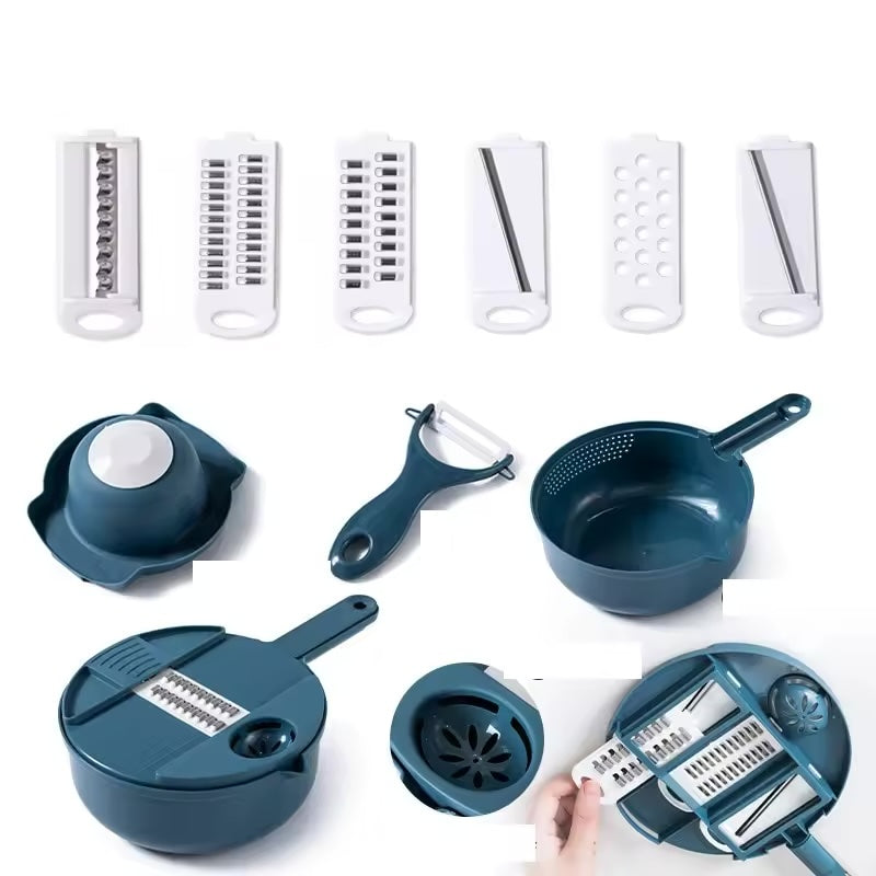Circular Veggie Cutter ~ Effortless Slicing, Shredding & Grating in Seconds