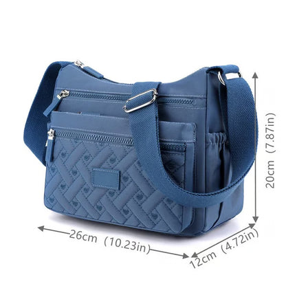 Nylon Shoulder Messenger Bag ~ Lightweight carryall for work, travel, and daily use.