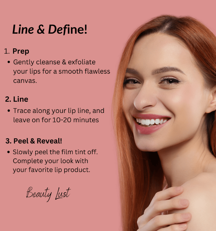Lip Stain-Peel & Reveal ~ Smudge-proof color and hydration all day long-