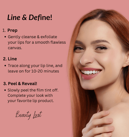 Lip Stain-Peel & Reveal ~ Smudge-proof color and hydration all day long-