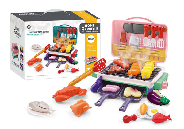Kids BBQ Grill Toy ~ Backyard cookouts made fun for little chefs.