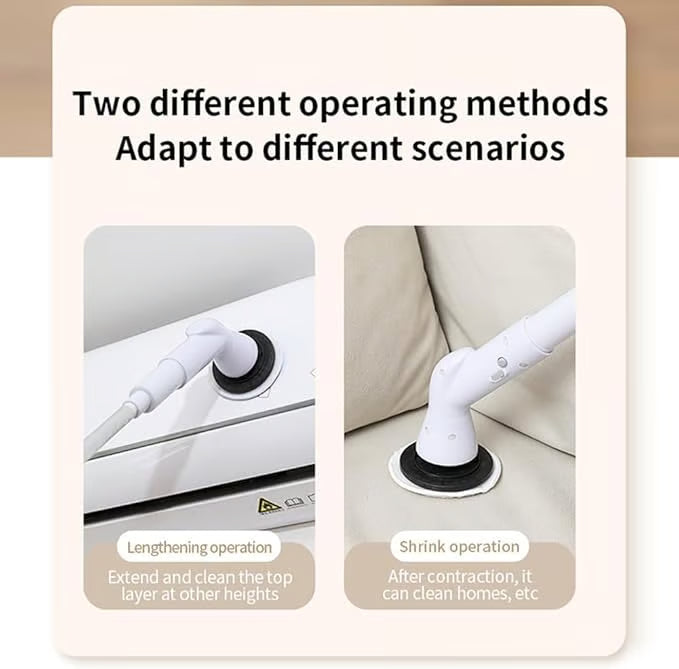 Electric Spin Scrubber ~ Deep-clean every corner with zero effort.