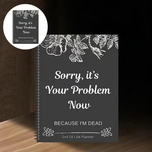 End of Life Organizer Planner ~ Because your family deserves to know