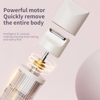 2-in-1 Women's Electric Shaver ~ Smooth, hair-free skin in minutes.