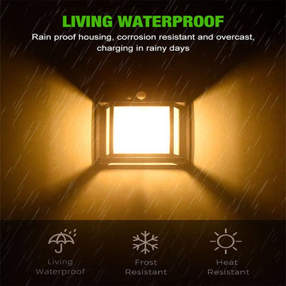 Outdoor Solar Wall Lamp ~ Brighten your outdoors with zero electricity.