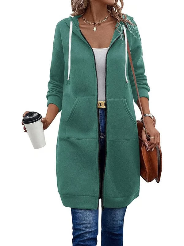 Casual Zip Up Fleece Hoodies ~ Soft warmth you’ll wear every day.