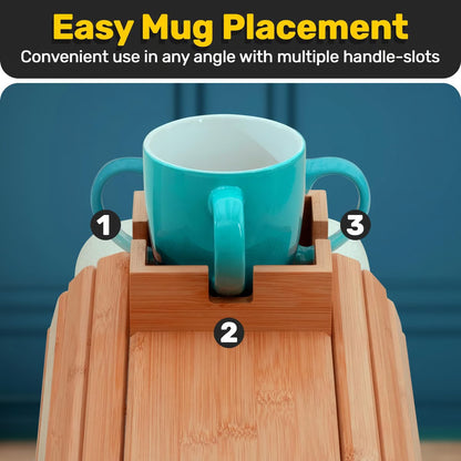 Wood Couch Cup Holder ~ Turn your armrest into the VIP lounge.