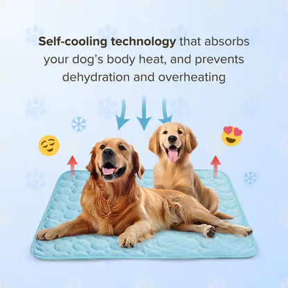 Dog Cooling Mat ~ Instant heat relief without freezing or plugging in