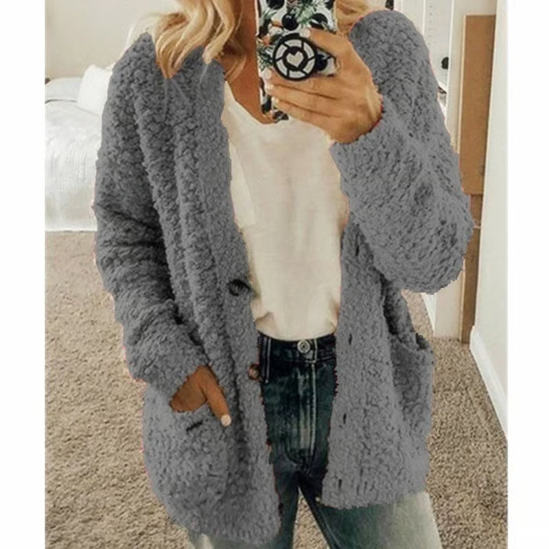 Casual Velvet Jacket ~ Cloud-soft warmth you’ll want to live in.