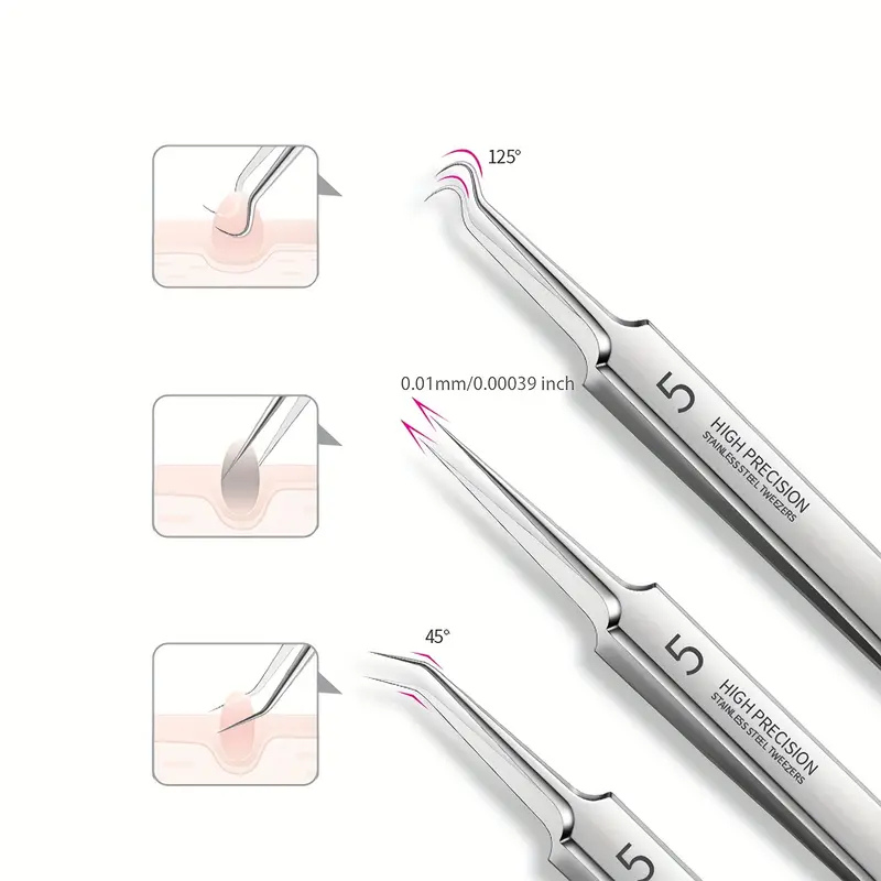 Professional Blackhead Remover Tweezers ~ Extract with control, clarity, and care