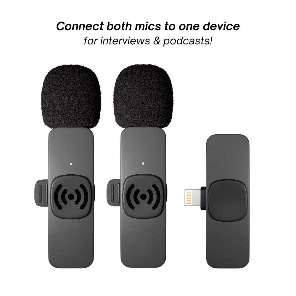 Wireless Lavalier Microphone ~ Professional sound quality, anytime, anywhere-