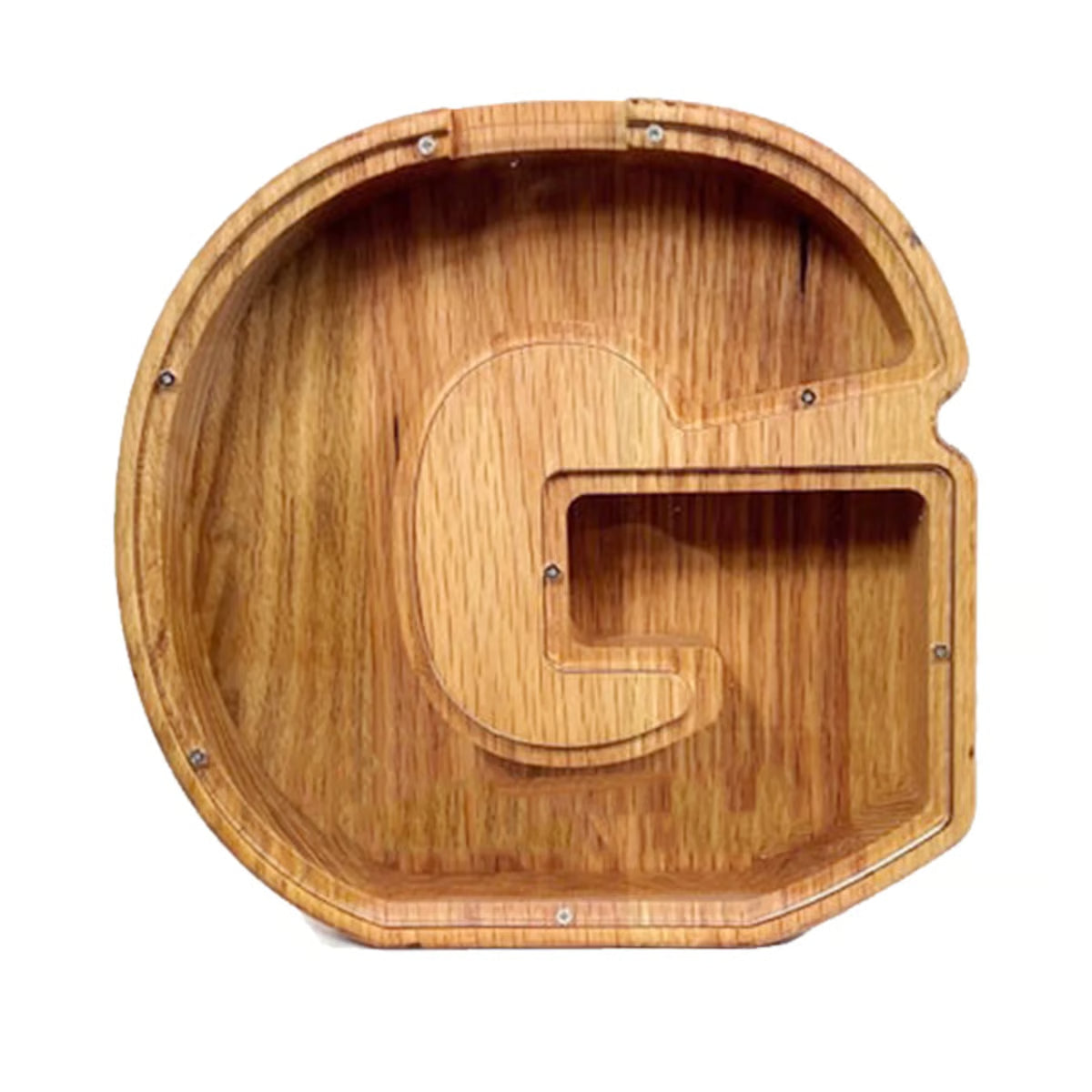 Wooden Letter Piggy Bank ~ Turn everyday coins into lasting memories.