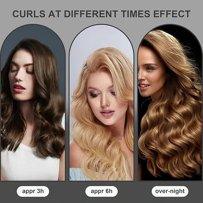 Satin Heatless Curling Set (3 Curlers) ~ Wake up with salon-worthy curls overnight.