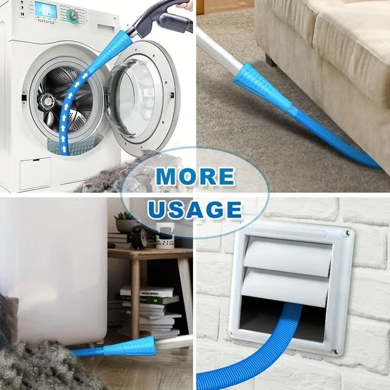 Dryer Vent Cleaning Kit ~ Remove Lint Buildup & Prevent Fire Hazards Effortlessly
