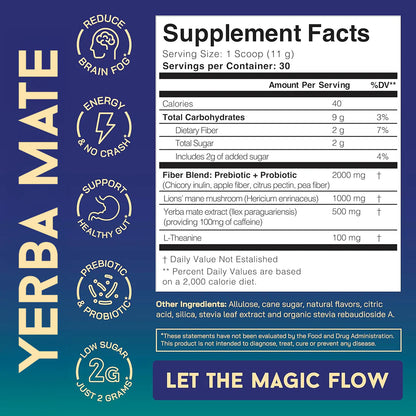 Yerba Tea Powder ~ Adderall in a Teacup (Minus the Side Effects).