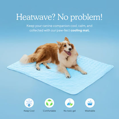 Dog Cooling Mat ~ Instant heat relief without freezing or plugging in