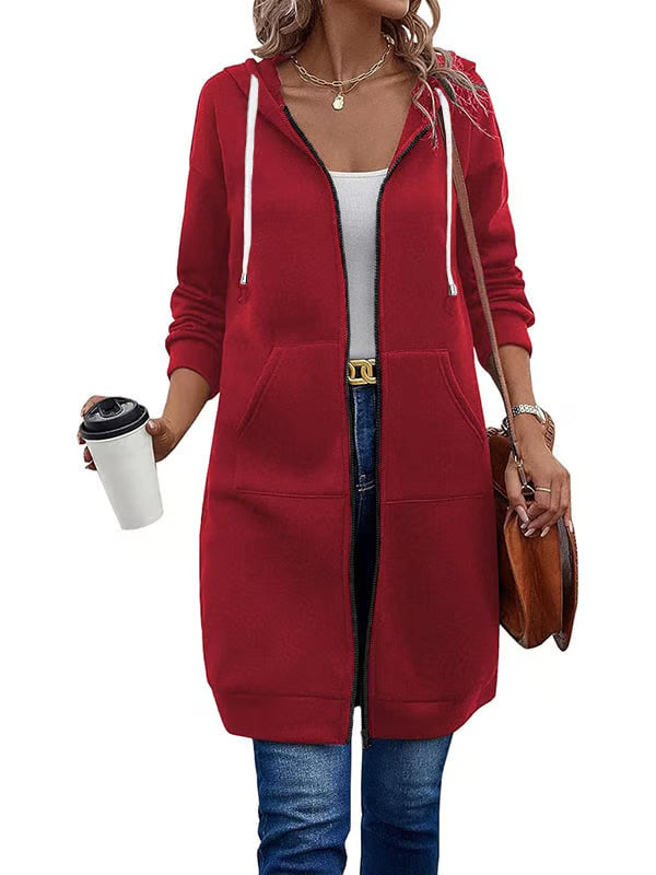 Casual Zip Up Fleece Hoodies ~ Soft warmth you’ll wear every day.
