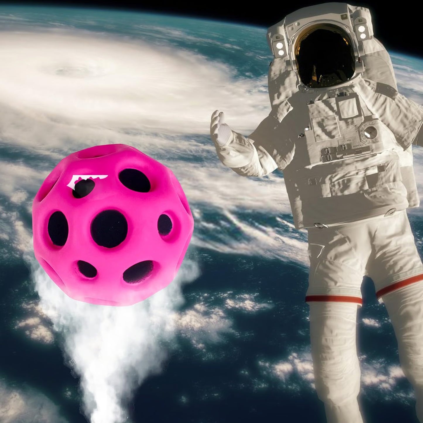 Bouncy Space Ball ~ Sky-high jumps and endless outdoor fun.