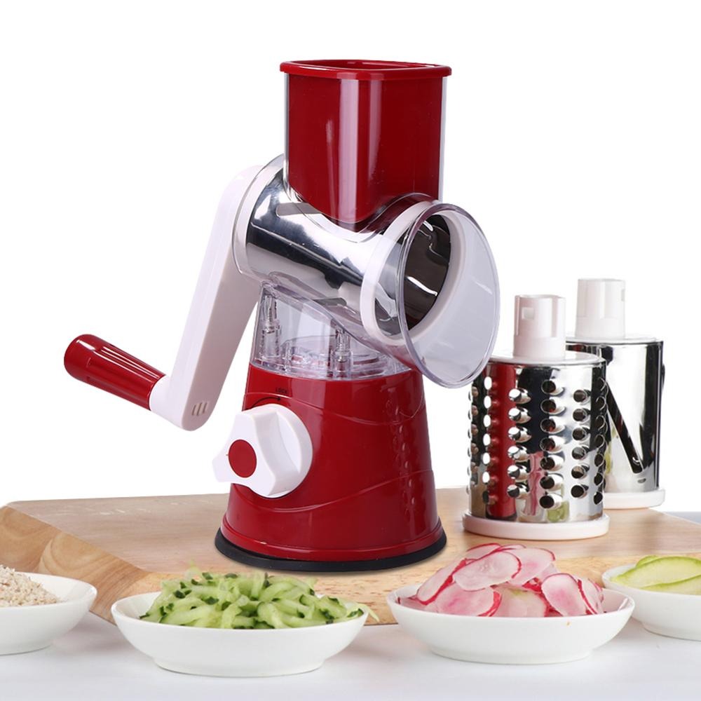 Versatile Cheese Grater ~ Effortless slicing, shredding, and grating in seconds-
