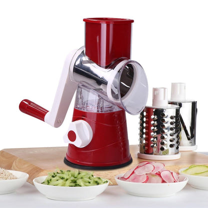 Versatile Cheese Grater ~ Effortless slicing, shredding, and grating in seconds-