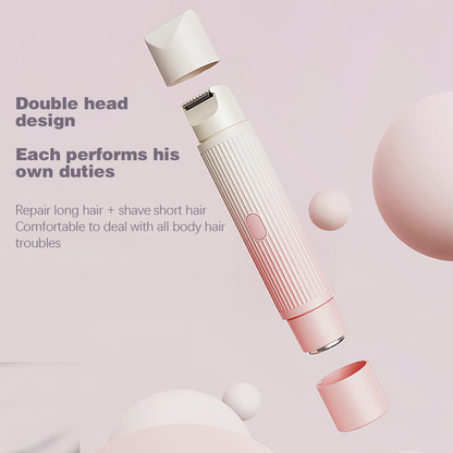 2-in-1 Women's Electric Shaver ~ Smooth, hair-free skin in minutes.