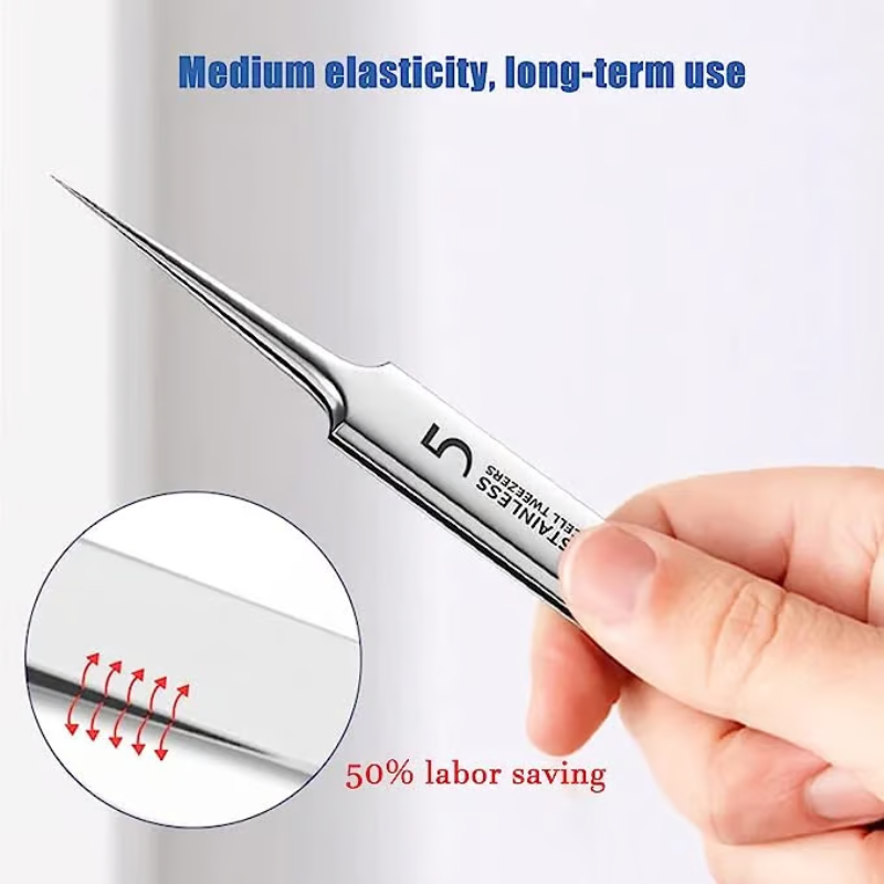 Professional Blackhead Remover Tweezers ~ Extract with control, clarity, and care