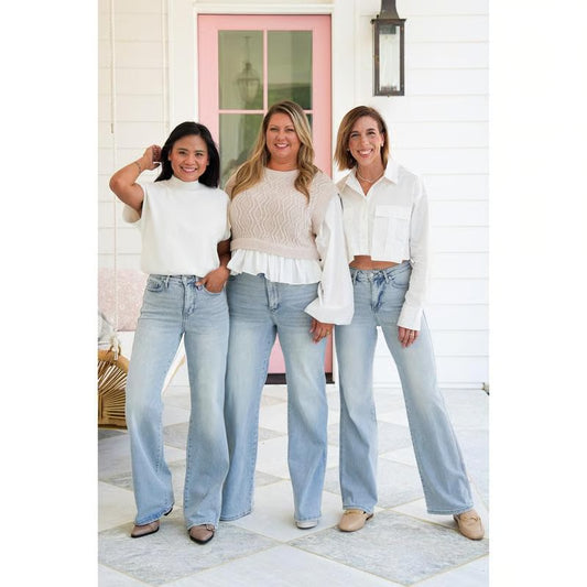 Vintage Wash Jeans ~ Smooth tummy, lifted shape, effortless confidence.