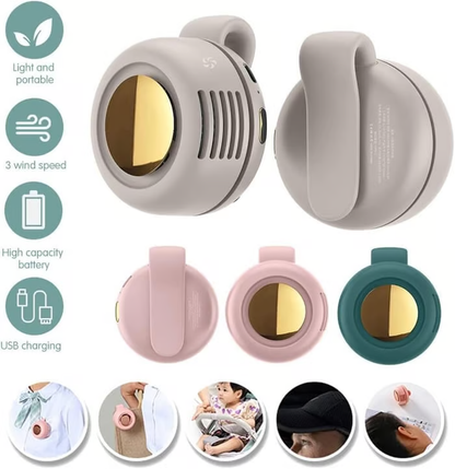 Portable Silent Mini Bladeless Electric Fan ~ Instant cooling relief, wherever you go