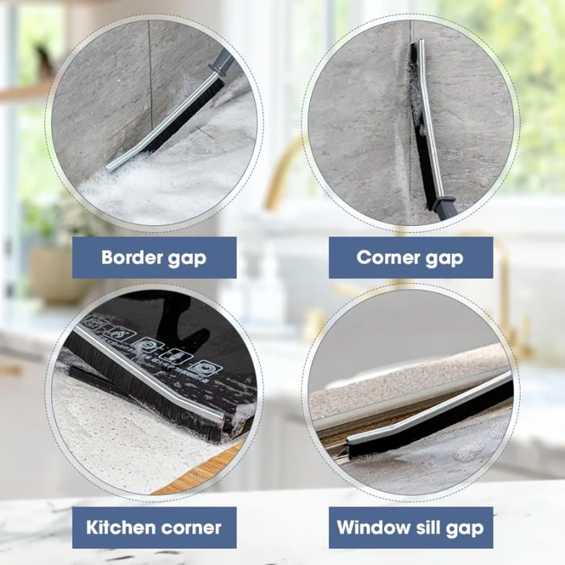 Hard-Bristled Crevice Cleaning Brush ~ Deep-clean corners and tight spaces with ease