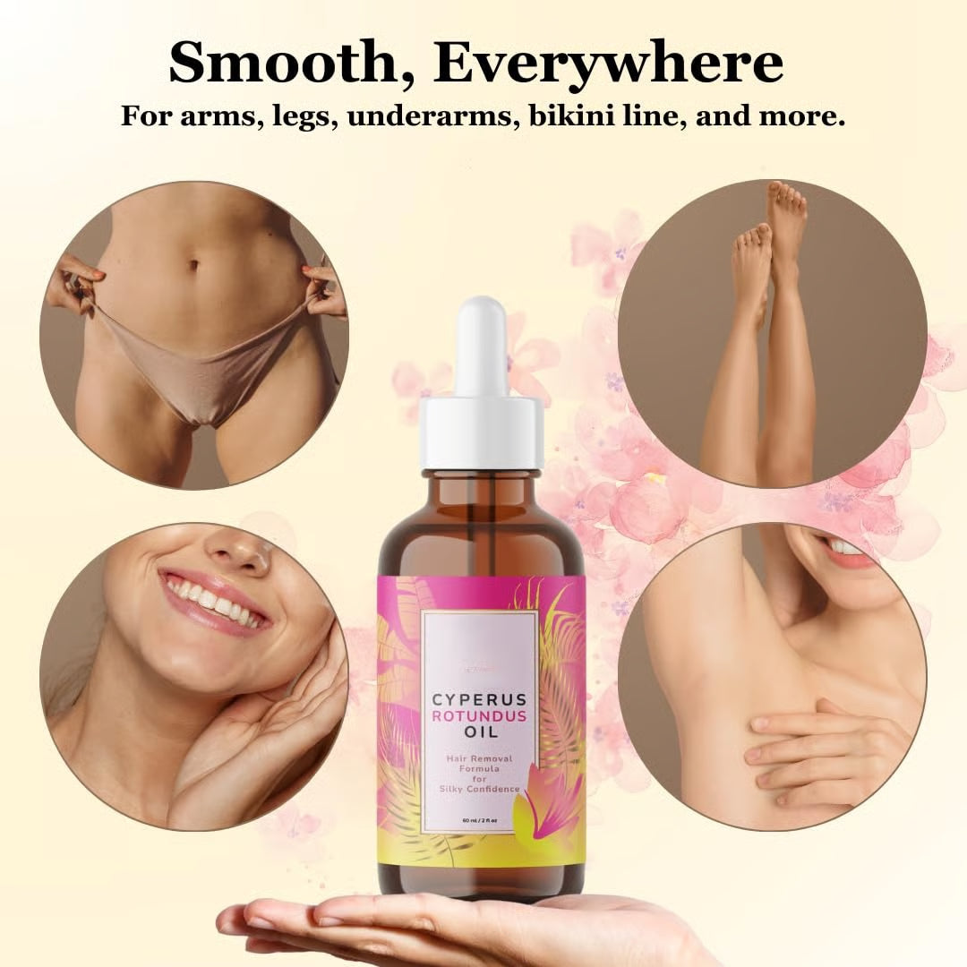 Hair Removal Oil ~ Smooth, soft skin with less regrowth.
