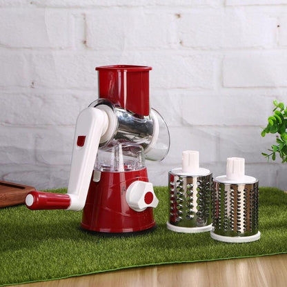 Versatile Cheese Grater ~ Effortless slicing, shredding, and grating in seconds-