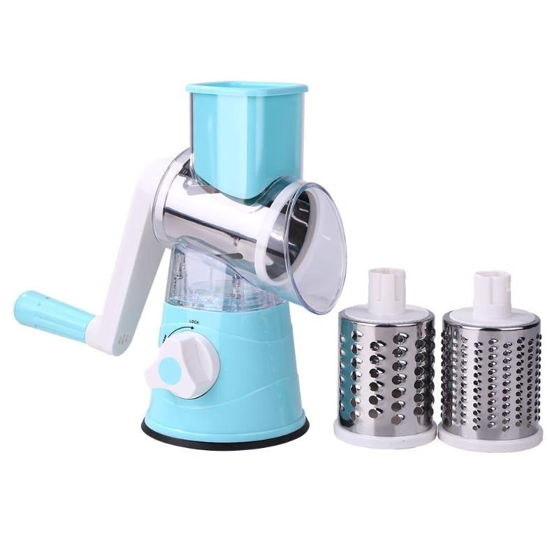 Versatile Cheese Grater ~ Effortless slicing, shredding, and grating in seconds-