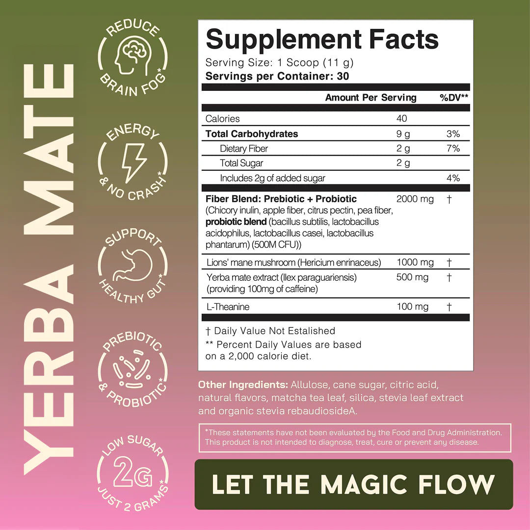 Yerba Tea Powder ~ Adderall in a Teacup (Minus the Side Effects).