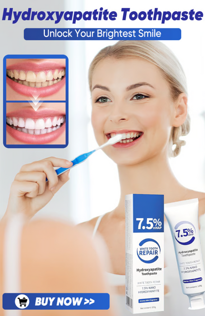 Hydroxyapatite Toothpaste ~ Strengthen enamel and fight sensitivity naturally.
