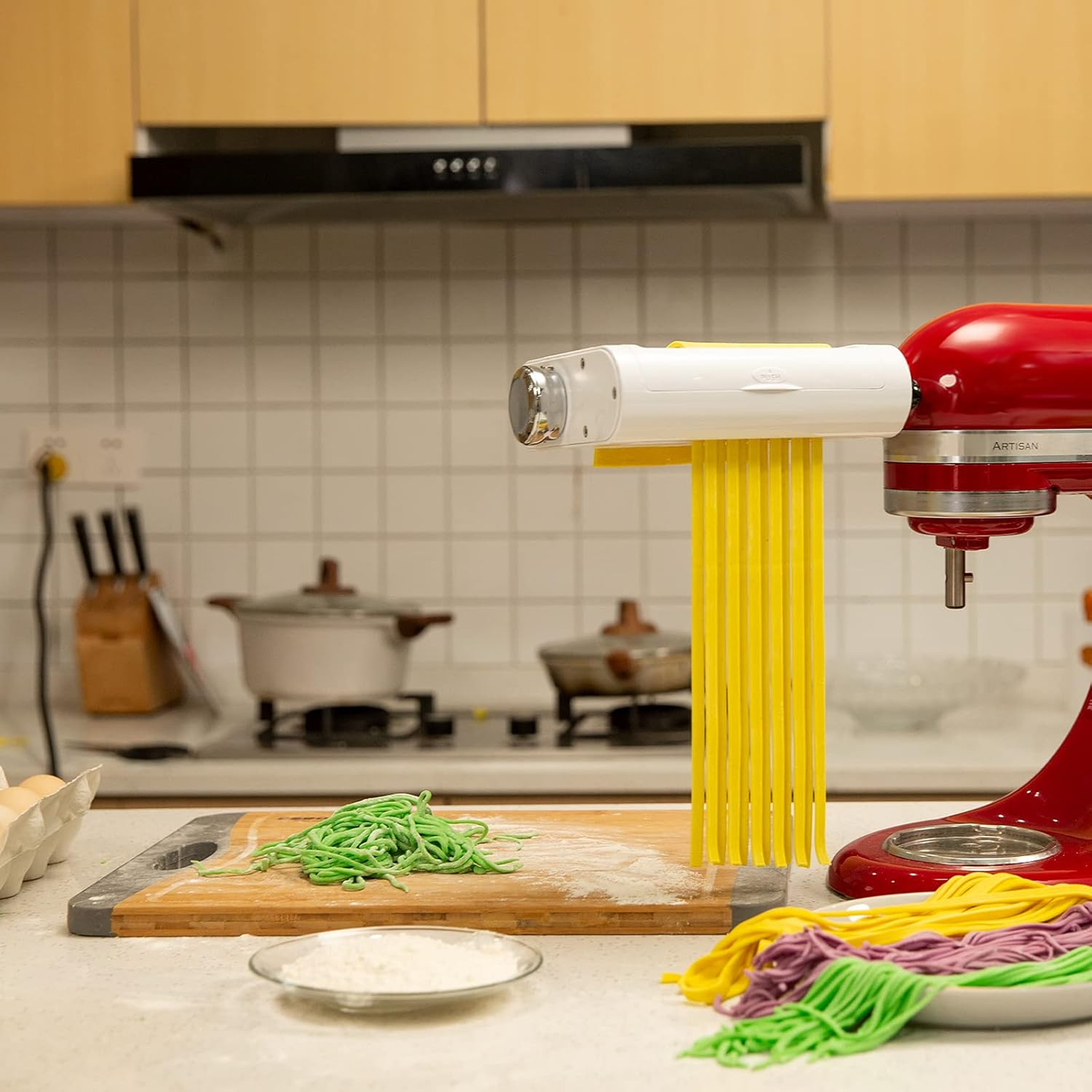3-in-1 Pasta Maker for Stand Mixers ~ Fresh homemade pasta in minutes.