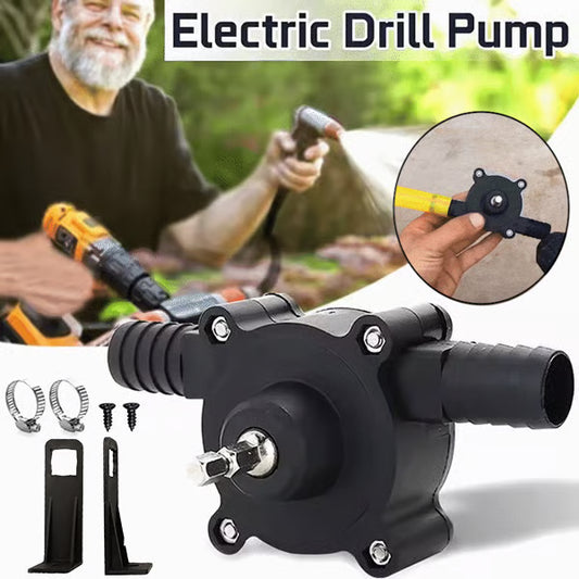 Portable Electric Drill Pump ~ Clear tanks, pools, and puddles in minutes.