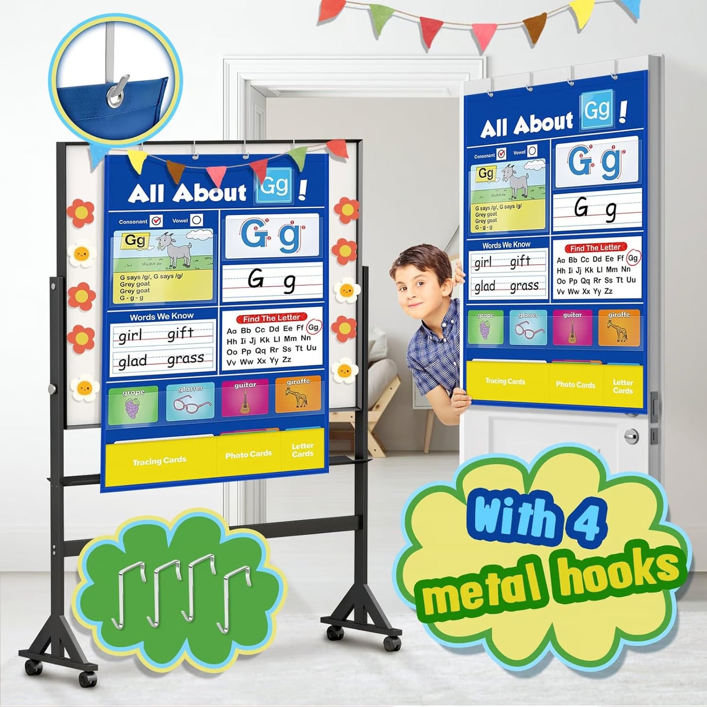 Alphabet Learning Pocket Chart ~ Outread, Outspell, Outshine the Class.