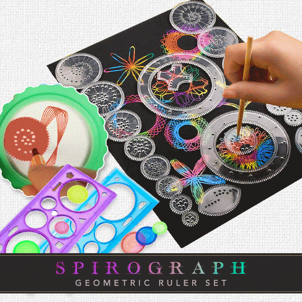 Drawing Stencil Set ~ Create mesmerizing patterns with ease