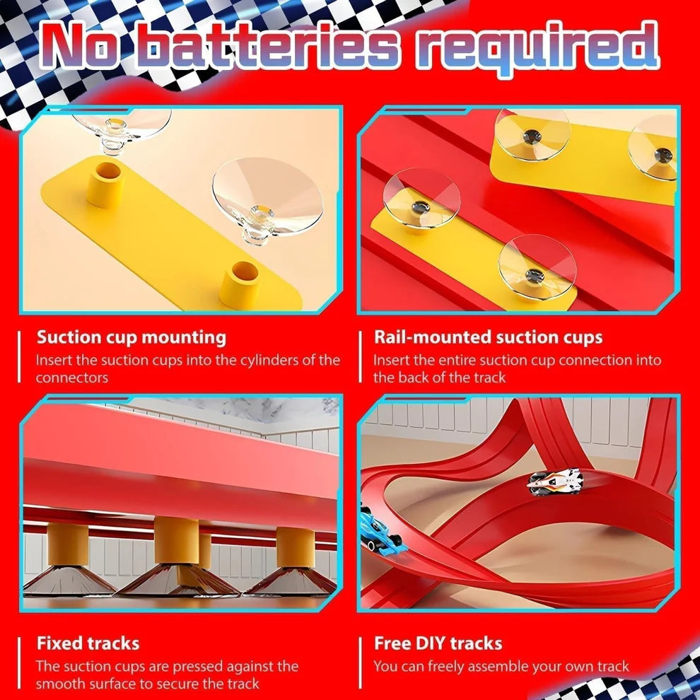 DIY Flexible Racing Track Toy ~ Build, race, and reimagine endless track adventures.