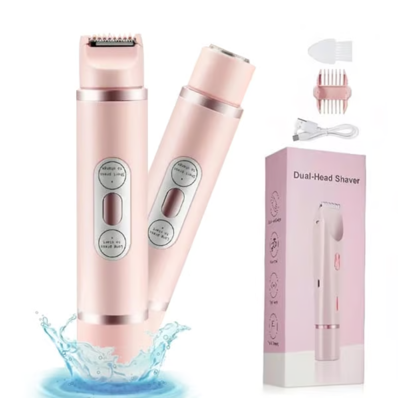 2-in-1 Women's Electric Shaver ~ Smooth, hair-free skin in minutes.