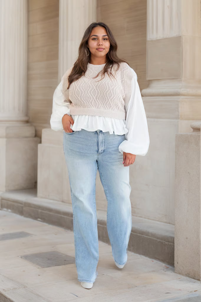 Vintage Wash Jeans ~ Smooth tummy, lifted shape, effortless confidence.