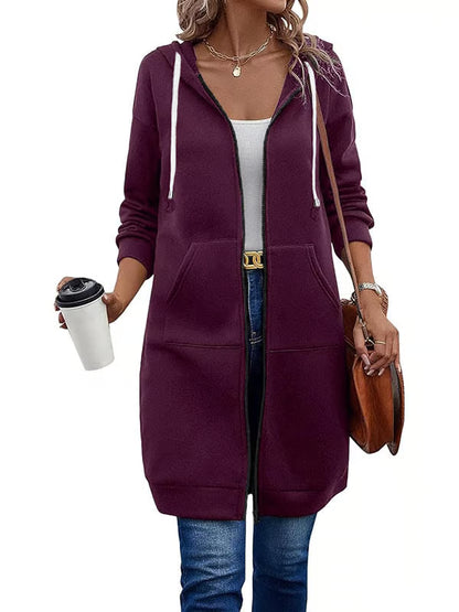 Women Casual Zip up Hoodies ~ The reason you’ll cancel plans and never regret it.