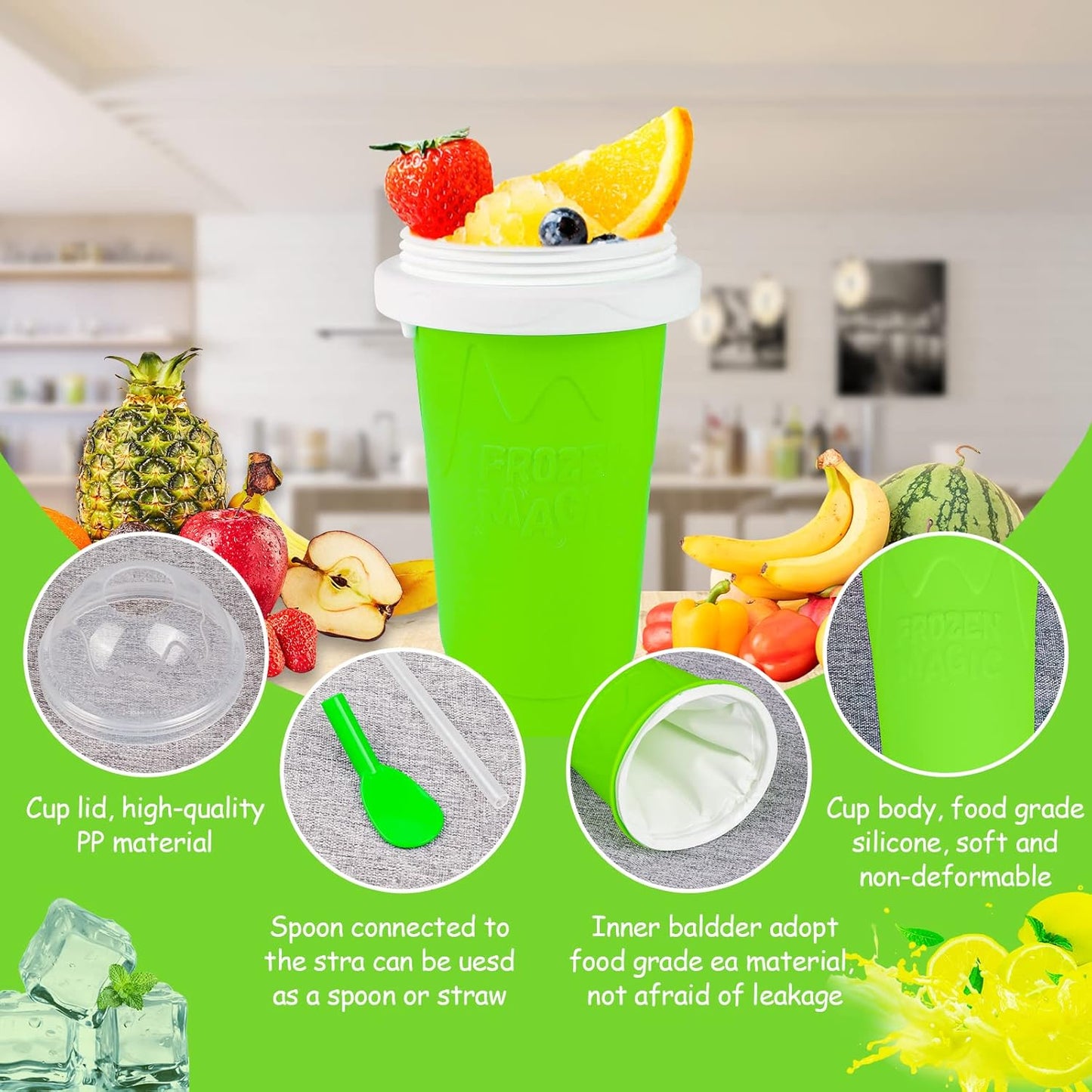 Frozen Magic Cup ~ Instantly Chill & Enjoy Pure, Icy Refreshment-
