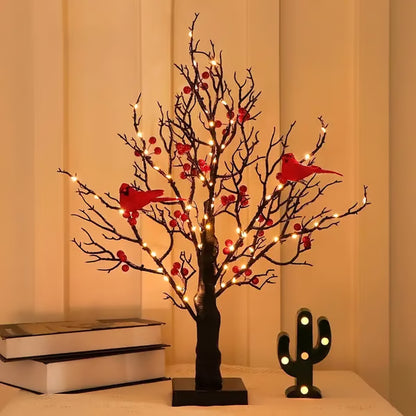 LED Vintage Glowing Tree ~ Warm, cozy atmosphere at the flip of a switch