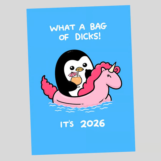 Wall Calendar 2026 ~ Offensively Cute & Unapologetically Fun.