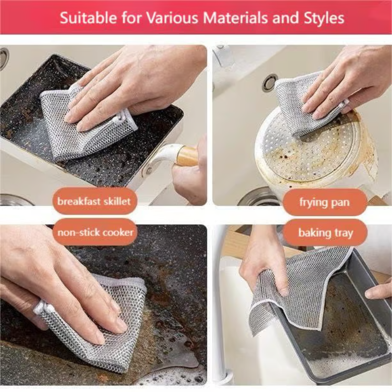 Miracle Wire Cleaning Cloth ~ Tough on Grime, Gentle on Surfaces