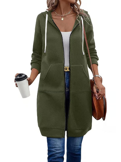Women Casual Zip up Hoodies ~ The reason you’ll cancel plans and never regret it.